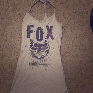 Racer back Fox tank top